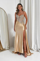 Oh Hello Clothing Dresses 1*DONE -CINDERALLA-CD722- GOLD GOWN