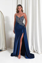 Oh Hello Clothing Dresses 1*DONE -CINDERALLA-CD722- NAVY GOWN