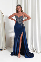 Oh Hello Clothing Dresses 1*DONE -CINDERALLA-CD722- NAVY GOWN