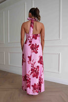 Oh Hello Clothing Women > Clothing > Dresses Hinata Woven Floral Maxi Dress | Pink