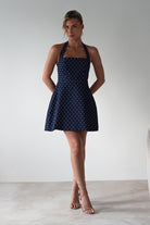 Isobel Navy Polka Dot Dress | Oh Hello Clothing | Oh Hello Clothing