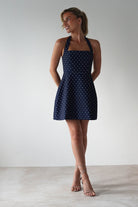Isobel Navy Polka Dot Dress | Oh Hello Clothing | Oh Hello Clothing