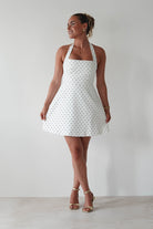 Isobel White Polka Dot Dress | Oh Hello Clothing | Oh Hello Clothing