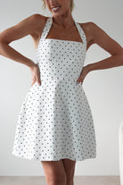Isobel White Polka Dot Dress | Oh Hello Clothing | Oh Hello Clothing