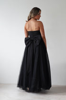 Jasalina Tulle Gown With Bow | Black | Debs & Prom | Formal Gown | Oh Hello Clothing