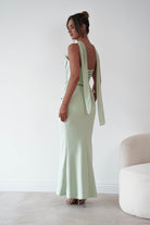 Oh Hello Clothing Women > Clothing > Dresses Kailani Strapless Ruched Maxi Dress | Sage