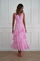 Oh Hello Clothing Women > Clothing > Dresses Karey Tiered Maxi Dress | Pink
