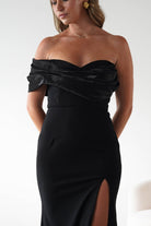 Karlene Off The Shoulder Gown | Black | Debs & Prom | Formal Gown | Oh Hello Clothing
