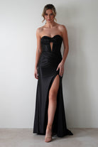 Karra Bodycon Strapless Gown | Black | Debs & Prom | Formal Gown | Oh Hello Clothing