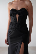Karra Bodycon Strapless Gown | Black | Debs & Prom | Formal Gown | Oh Hello Clothing