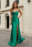Karra Bodycon Strapless Gown | Emerald Green | Debs & Prom | Formal Gown | Oh Hello Clothing