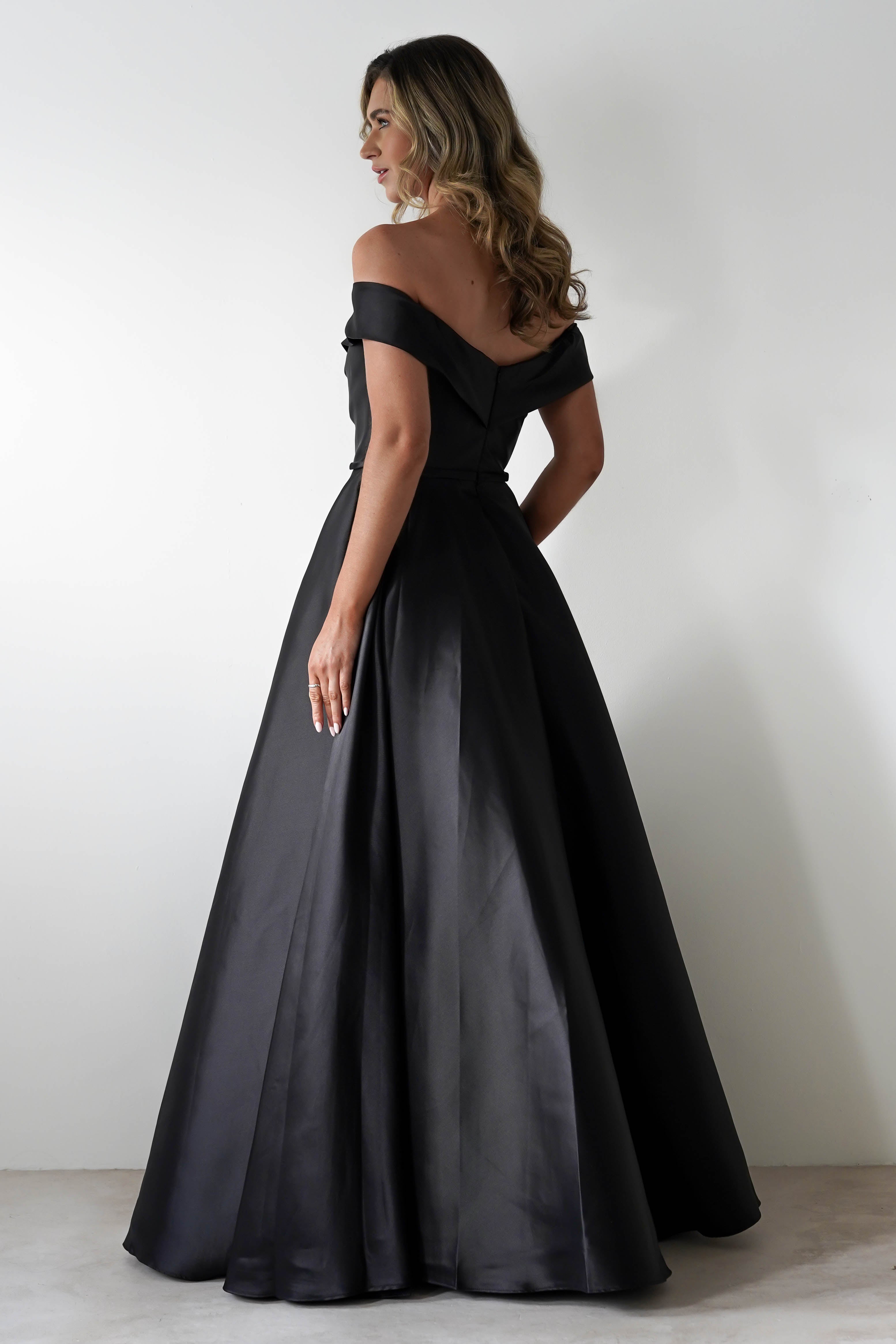 F&P On Sale Katniss Off The Shoulder Gown | Black