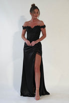Khacy Embellished Gown | Black | Debs & Prom | Formal Gown | Oh Hello Clothing