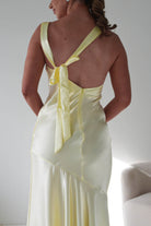 Oh Hello Clothing Women > Clothing > Dresses Klarisse Bias-Cut Satin Maxi Dress | Yellow