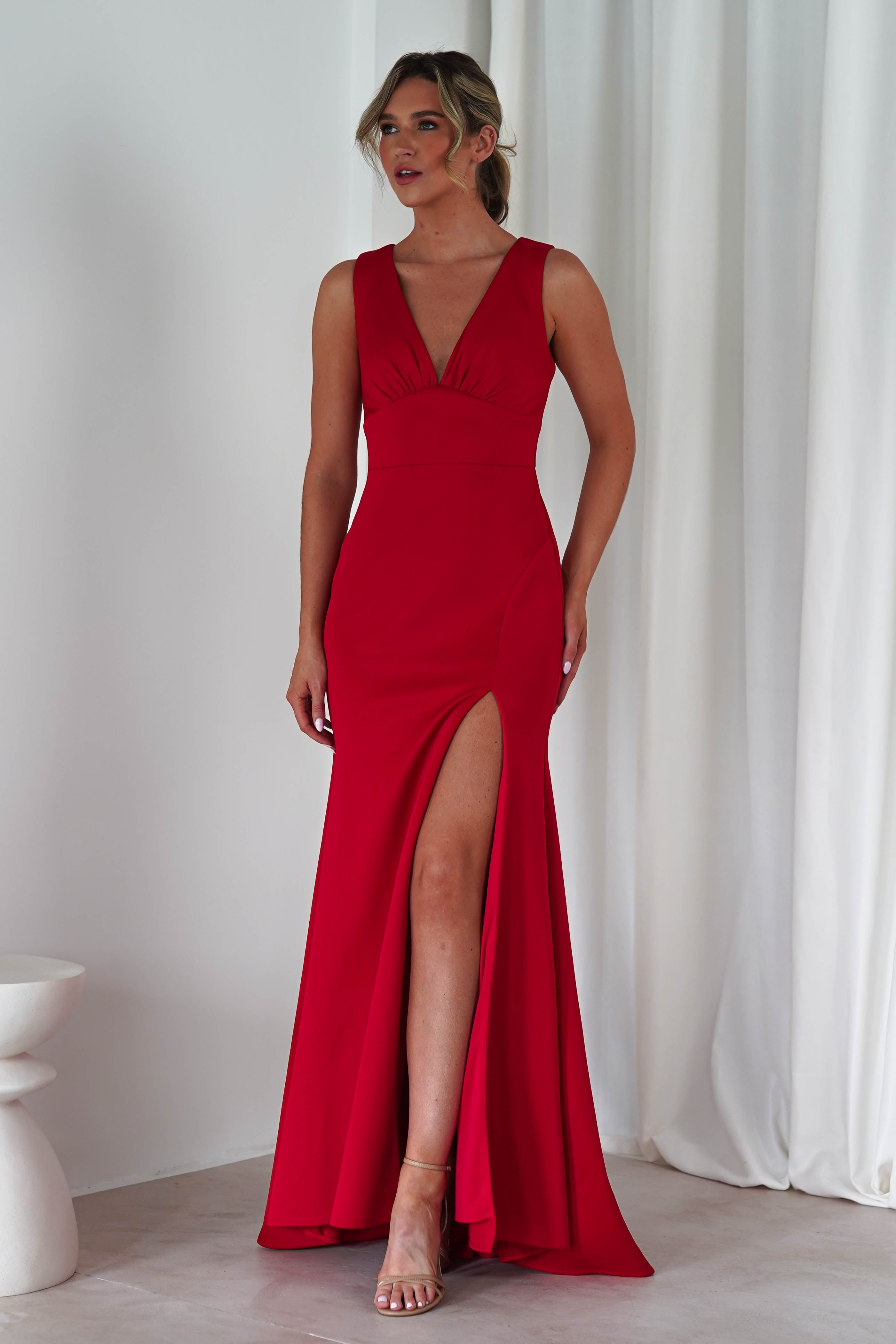 Kleo Bodycon Gown | Red | Debs & Prom | Formal Gown | Oh Hello Clothing