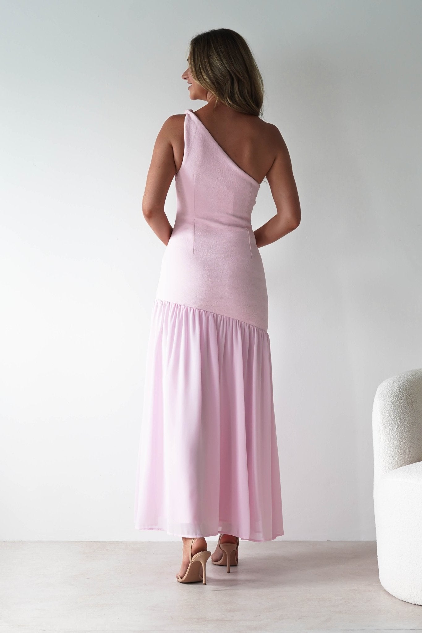 Larson Bodycon Maxi Dress Pink | Wedding Guest Dress | Bodycon | Maxi | Oh Hello Clothing