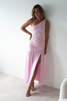 Larson Bodycon Maxi Dress Pink | Wedding Guest Dress | Bodycon | Maxi | Oh Hello Clothing