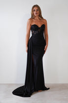Lavelle Glitter Bodycon Gown | Black | Debs & Prom | Formal Gown | Oh Hello Clothing