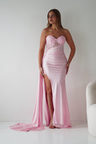 Oh Hello Clothing Dresses > Prom Dresses Lavelle Glitter Bodycon Gown | Pink