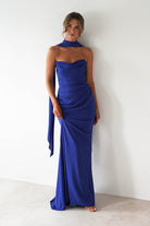 Lisa Multiway Chiffon Gown | Cobalt Blue | Debs & Prom | Formal Gown | Oh Hello Clothing