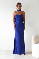 Lisa Multiway Chiffon Gown | Cobalt Blue | Debs & Prom | Formal Gown | Oh Hello Clothing