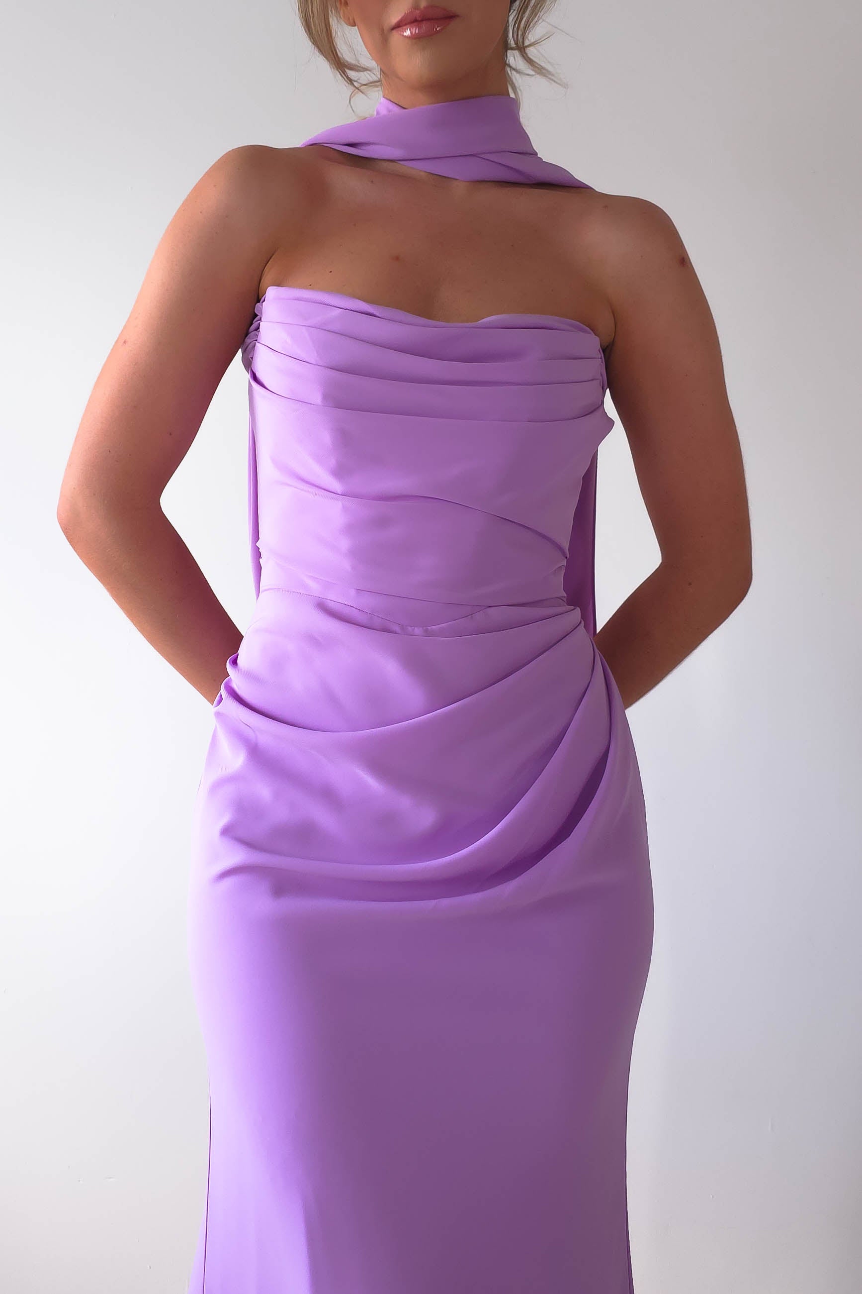 Lisa Multiway Chiffon Gown | Lilac | Debs & Prom | Formal Gown | Oh Hello Clothing