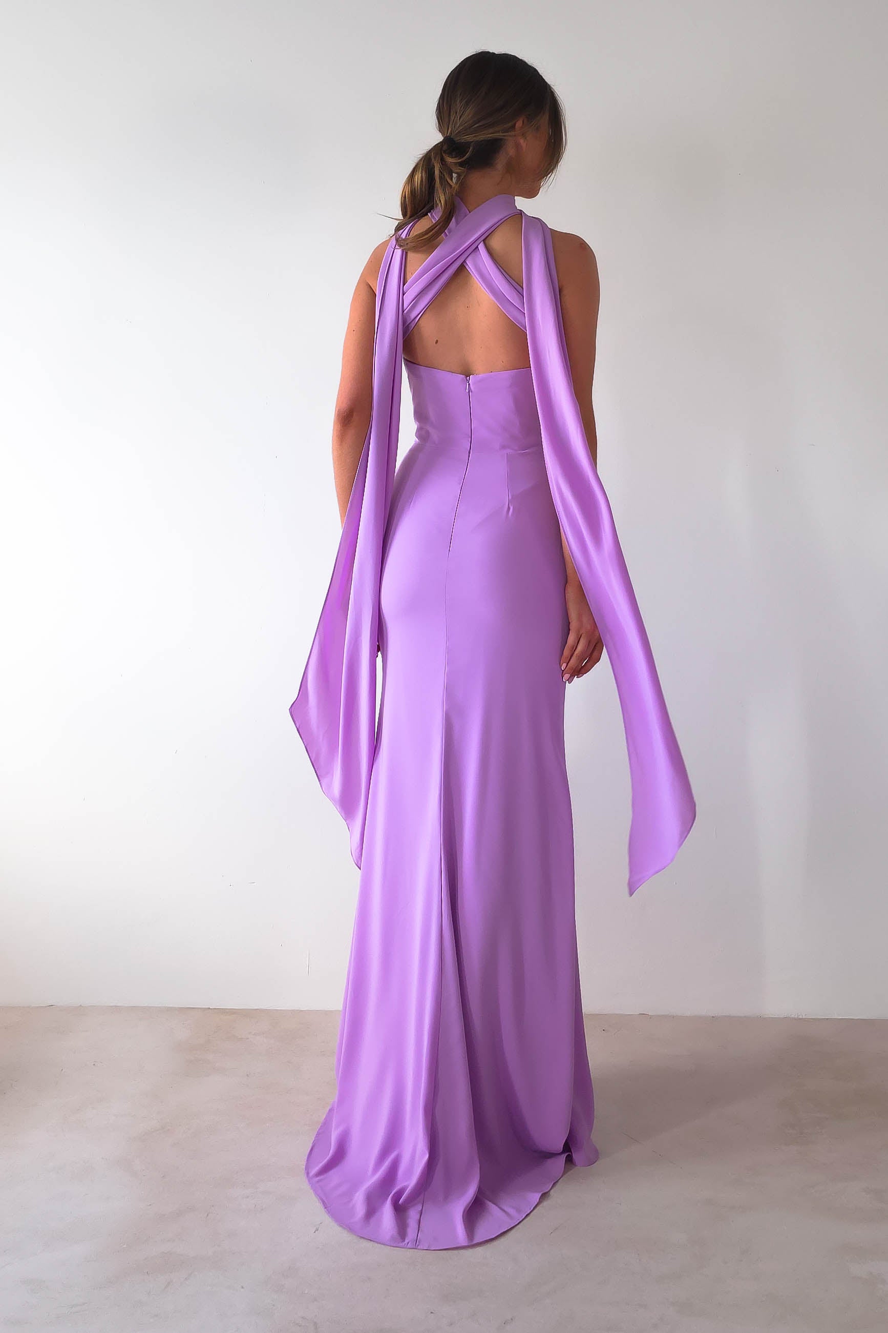 Lisa Multiway Chiffon Gown | Lilac | Debs & Prom | Formal Gown | Oh Hello Clothing