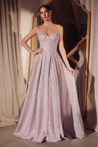 Oh Hello Clothing Dresses > Prom Dresses Luna Glitter Corset Aline Gown | Pink
