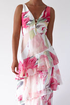 Oh Hello Clothing Women > Clothing > Dresses Marisol Floral Print Tiered Maxi Dress | Mixed Print