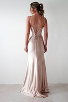 Meaghan Bodycon Gown | Champagne | Debs & Prom | Formal Gown | Oh Hello Clothing