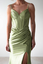 Meaghan Bodycon Gown | Lime Green | Debs & Prom | Formal Gown | Oh Hello Clothing
