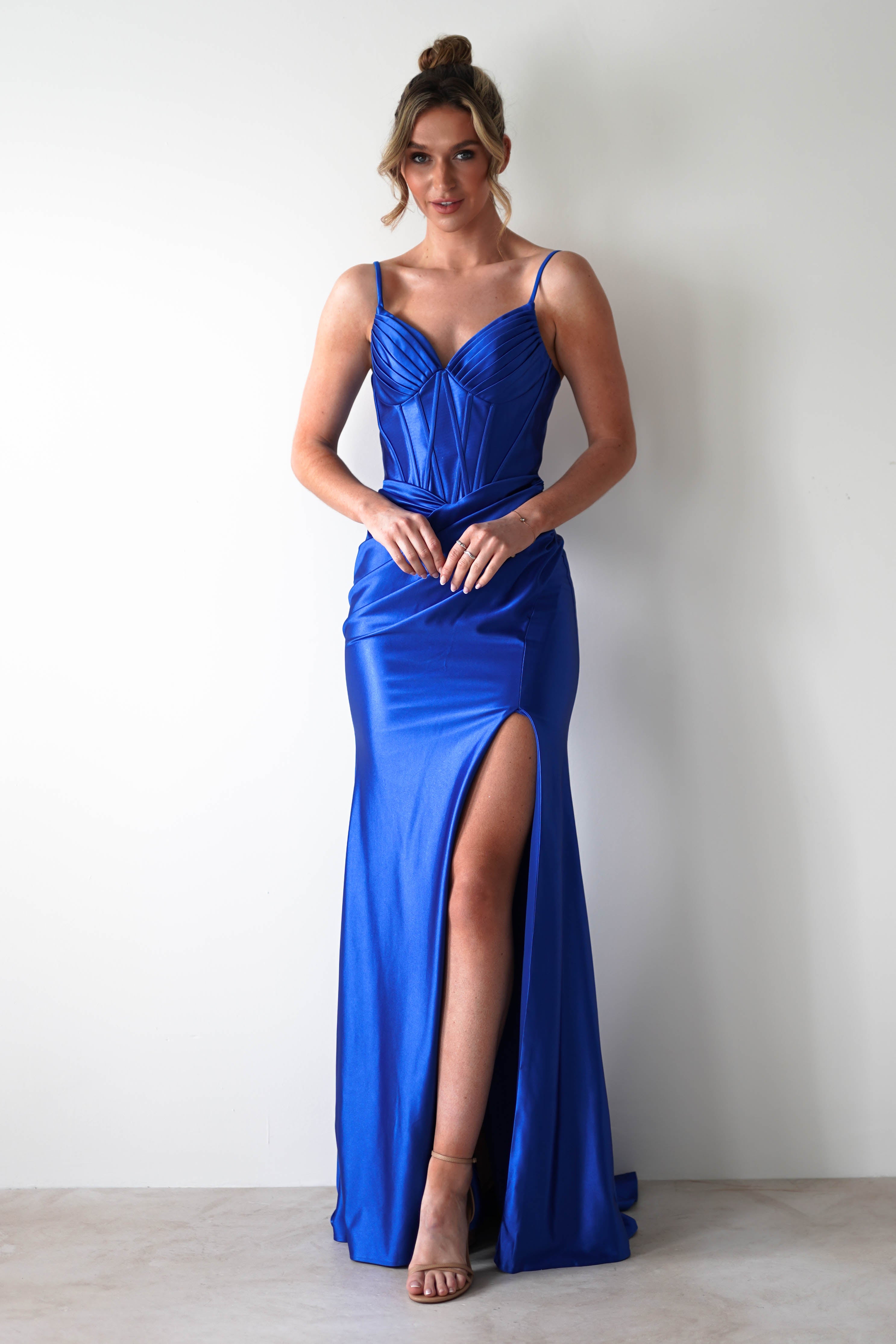 Meaghan Bodycon Gown | Royal Blue | Debs & Prom | Formal Gown | Oh Hello Clothing