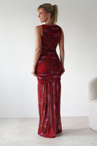 Merlo Mesh Bandage Dress Mixed Print | Wedding Guest Dress | Mesh | Oh Hello Clothing