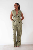 Oh Hello Clothing Women > Clothing > Dresses Mica Polka Dot Co-Ord Set | Olive
