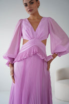 Oh Hello Clothing Women > Clothing > Dresses Middleton Pleated Maxi Dress | Pink