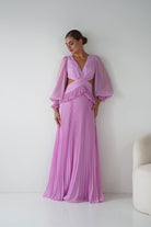 Oh Hello Clothing Women > Clothing > Dresses Middleton Pleated Maxi Dress | Pink
