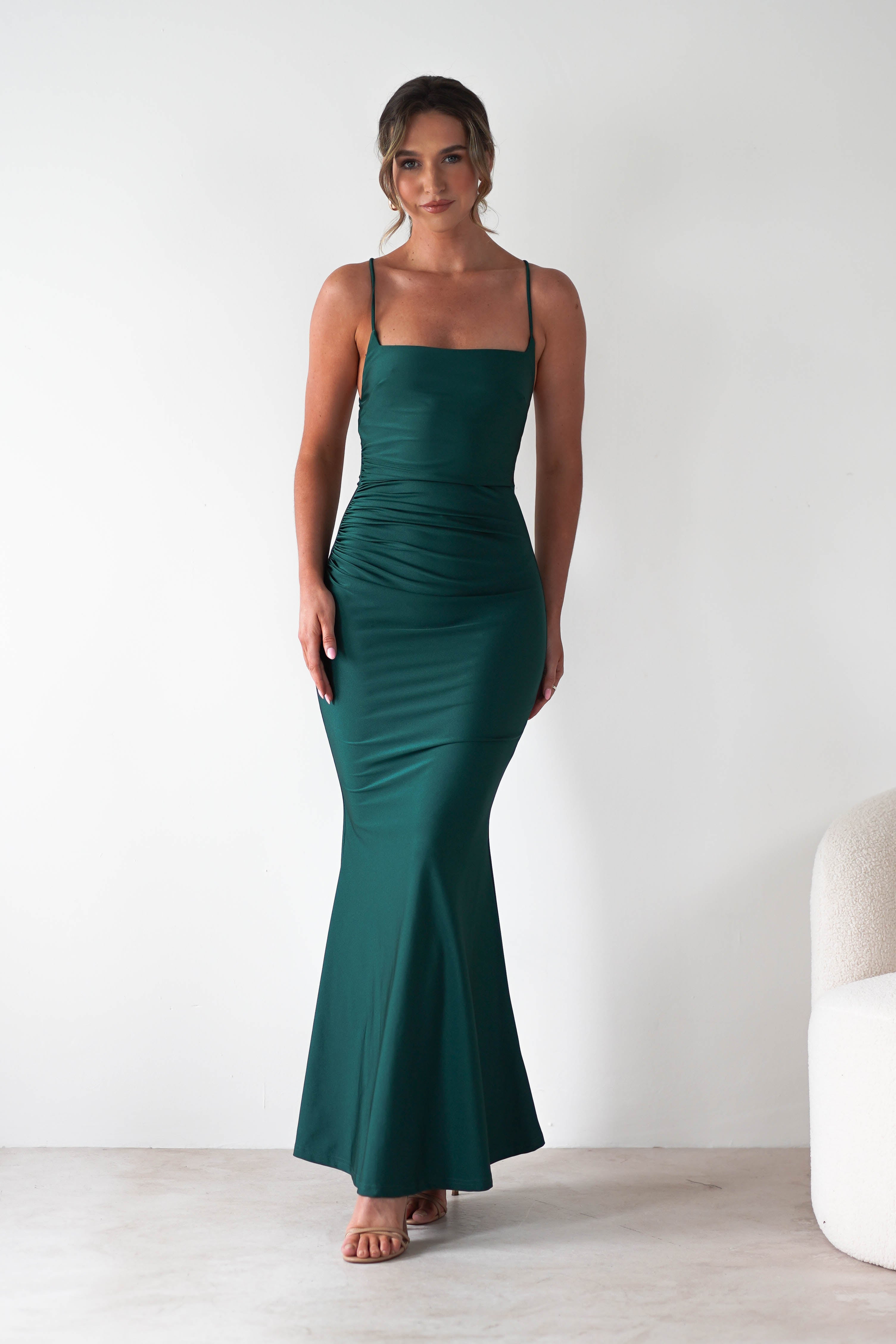 Monette Bodycon Maxi Gown | Emerald Green | Debs & Prom | Formal Gown | Oh Hello Clothing