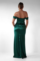 Monica Off The Shoulder Gown | Emerald Green | Debs & Prom | Formal Gown | Oh Hello Clothing