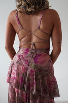 Morgana Floral Ruffle Maxi Dress Mixed Print | Wedding Guest Dress | Maxi | Oh Hello Clothing