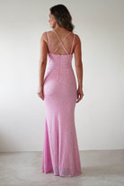 Nina Beaded Bodycon Gown | Pink | Debs & Prom | Formal Gown | Oh Hello Clothing