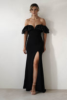 Olympia Off The Shoulder Gown | Black | Debs & Prom | Formal Gown | Oh Hello Clothing