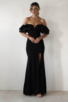 Olympia Off The Shoulder Gown | Black | Debs & Prom | Formal Gown | Oh Hello Clothing