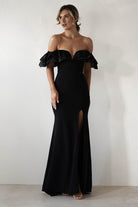 Olympia Off The Shoulder Gown | Black | Debs & Prom | Formal Gown | Oh Hello Clothing