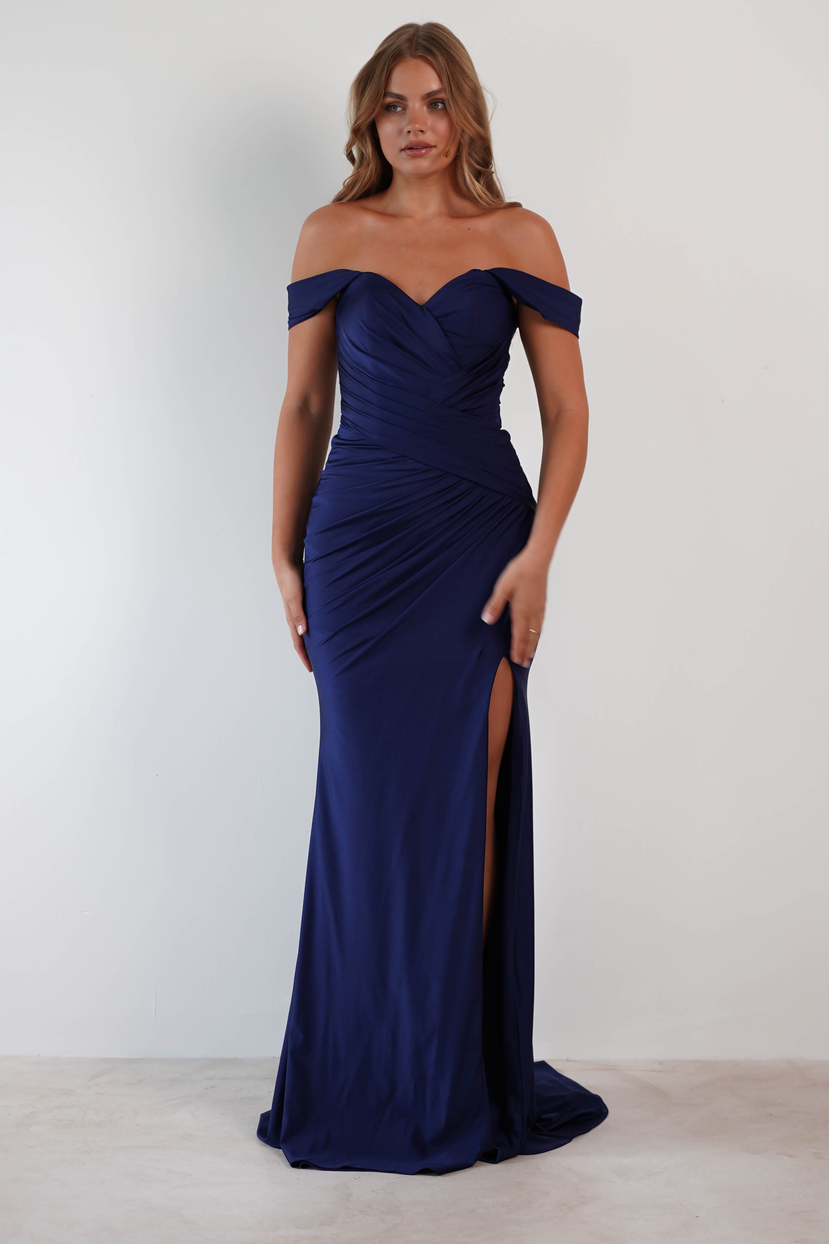 Pepper Bodycon Gown | Navy | Debs & Prom | Formal Gown | Oh Hello Clothing