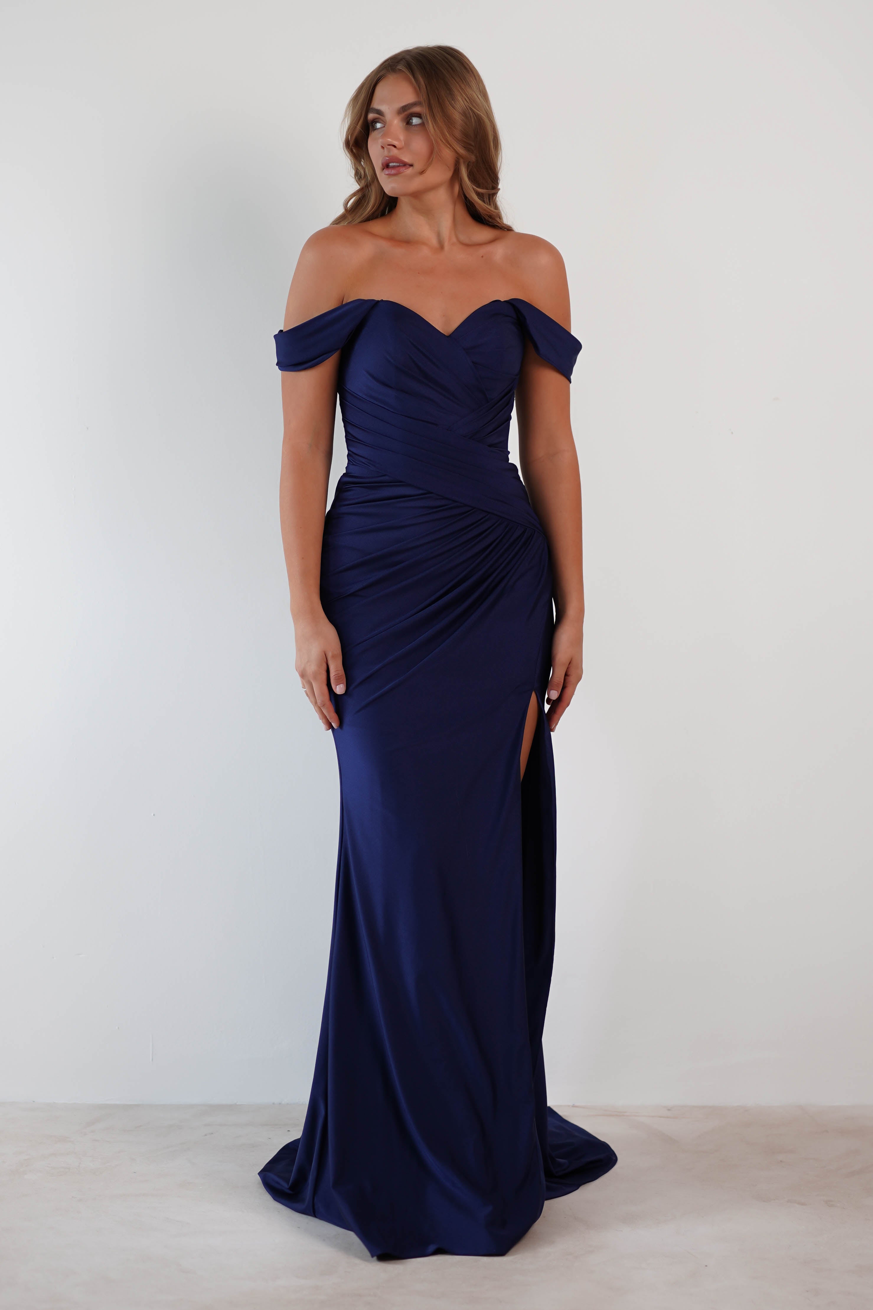 Pepper Bodycon Gown | Navy | Debs & Prom | Formal Gown | Oh Hello Clothing