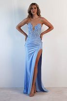 Perla Embellished Gown | Light Blue | Debs & Prom | Formal Gown | Oh Hello Clothing