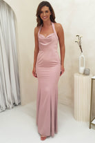 Piper Soft Satin Gown | Mauve | Debs & Prom | Formal Gown | Oh Hello Clothing