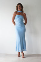 Ravello Strapless Maxi Dress Blue | Wedding Guest Dress | Maxi | Oh Hello Clothing