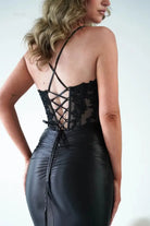 Oh Hello Clothing Dresses > Prom Dresses Raya Embellished Corset Gown | Black