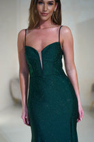 Sabrina Diamante Gown | Emerald Green | Debs & Prom | Formal Gown | Oh Hello Clothing